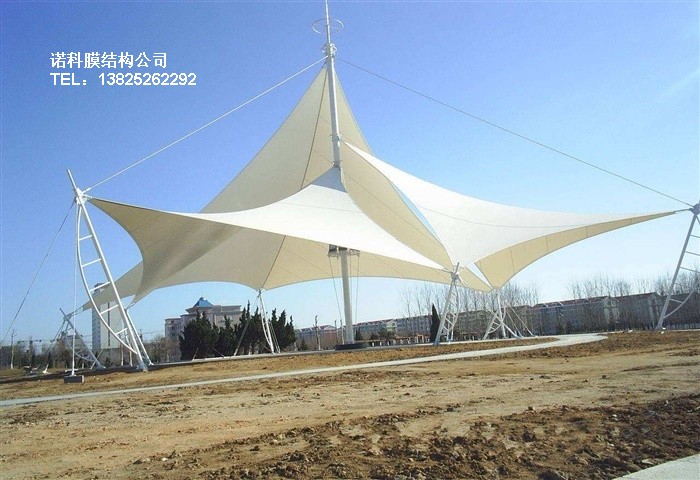 广东惠州博罗广场景观膜选PVDF膜材